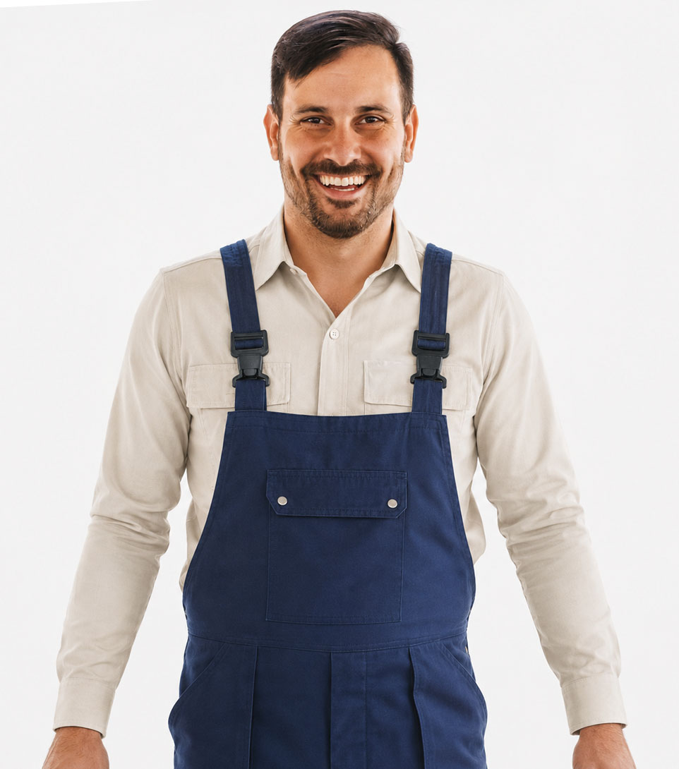 Equipe de fazenda com uniformes MG